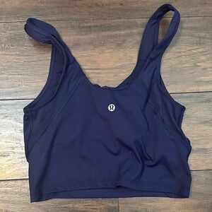 lululemon athletica Deep Navy Sports Bra - Supportive Athletic Crop